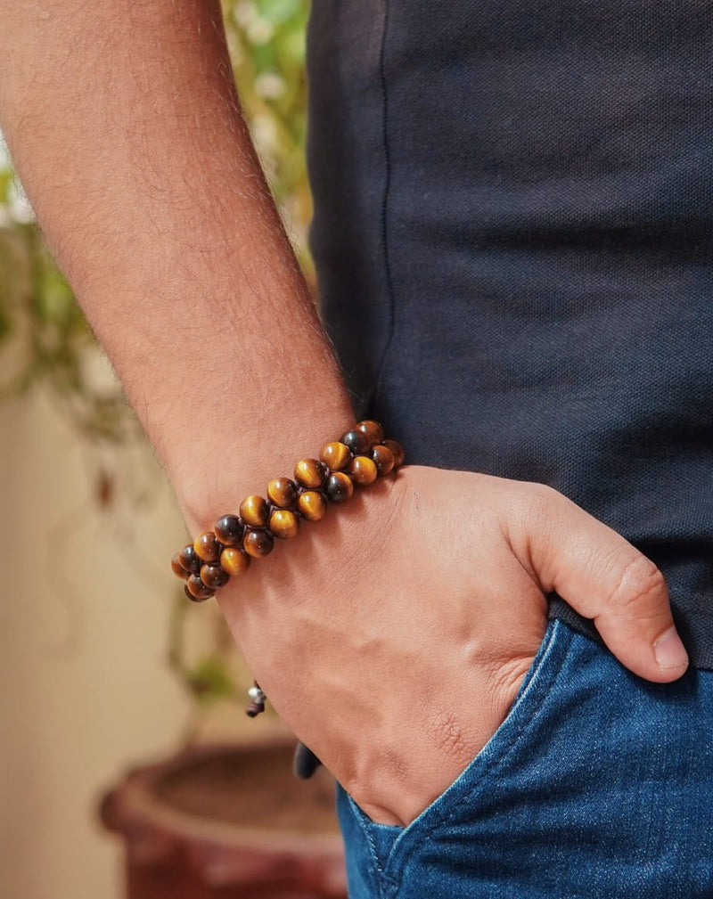 MEN'S #1 TIGER'S EYE BRACELET