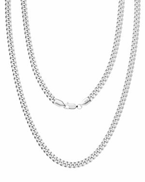 Silver Cuban Link Chain (3.5mm)