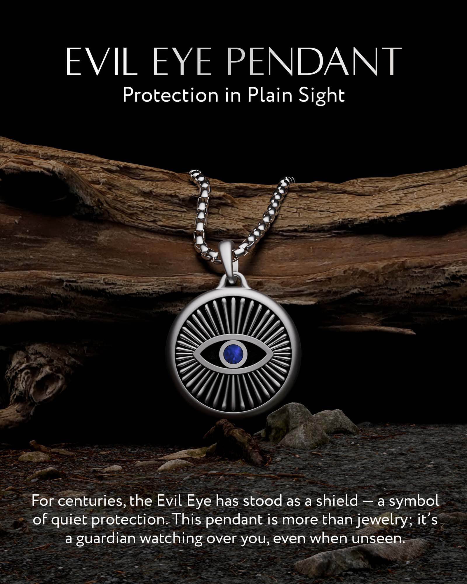 Evil Eye Pendant Necklace RTZN