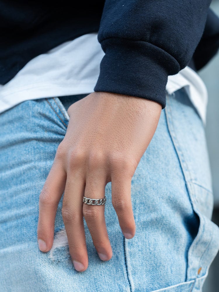 Cuban Link Ring (Silver) RTZN