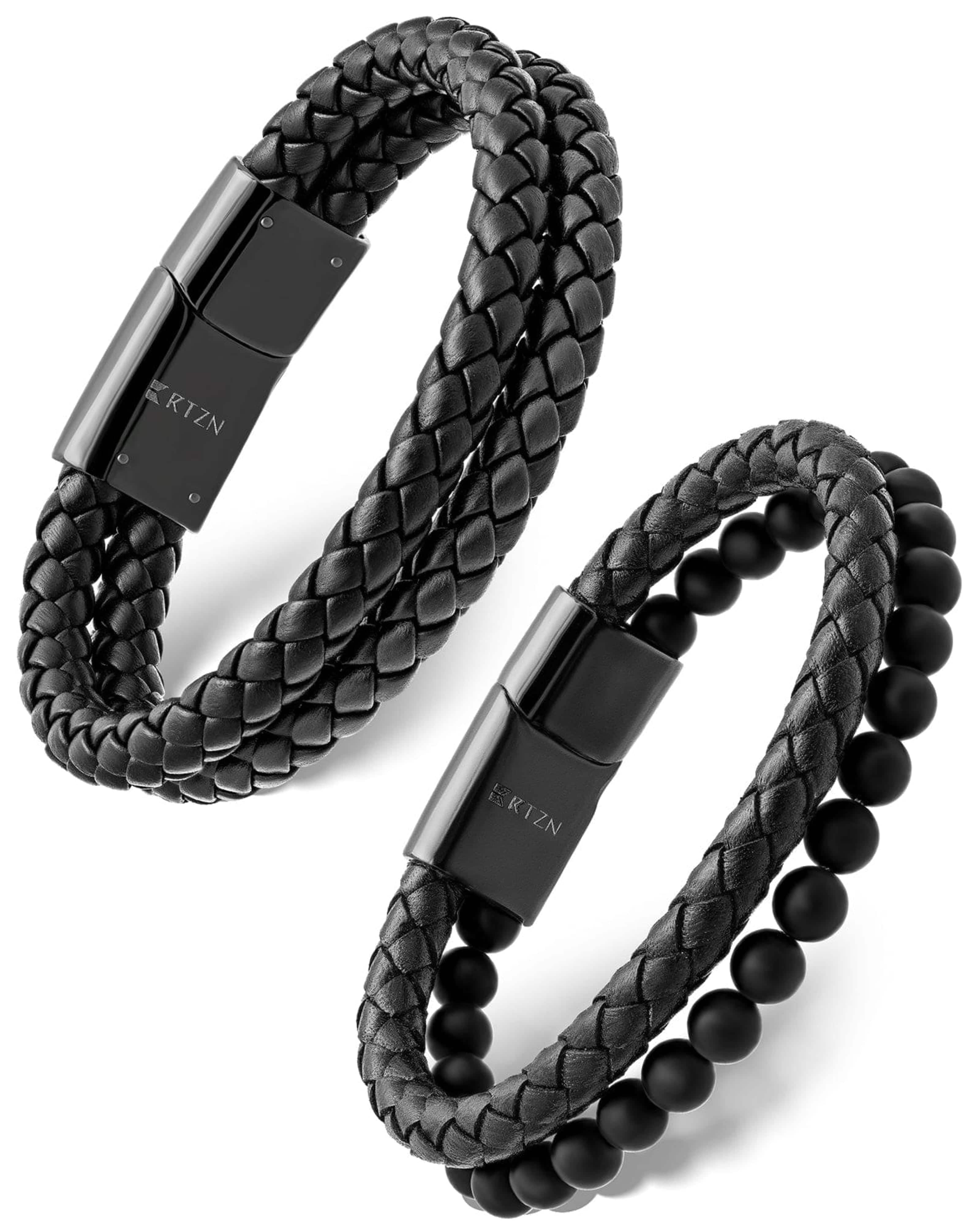 Black Leather Stack