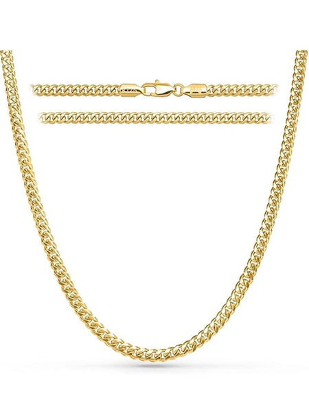 Gold Cuban Link Chain for Men – RTZN 5mm Necklace