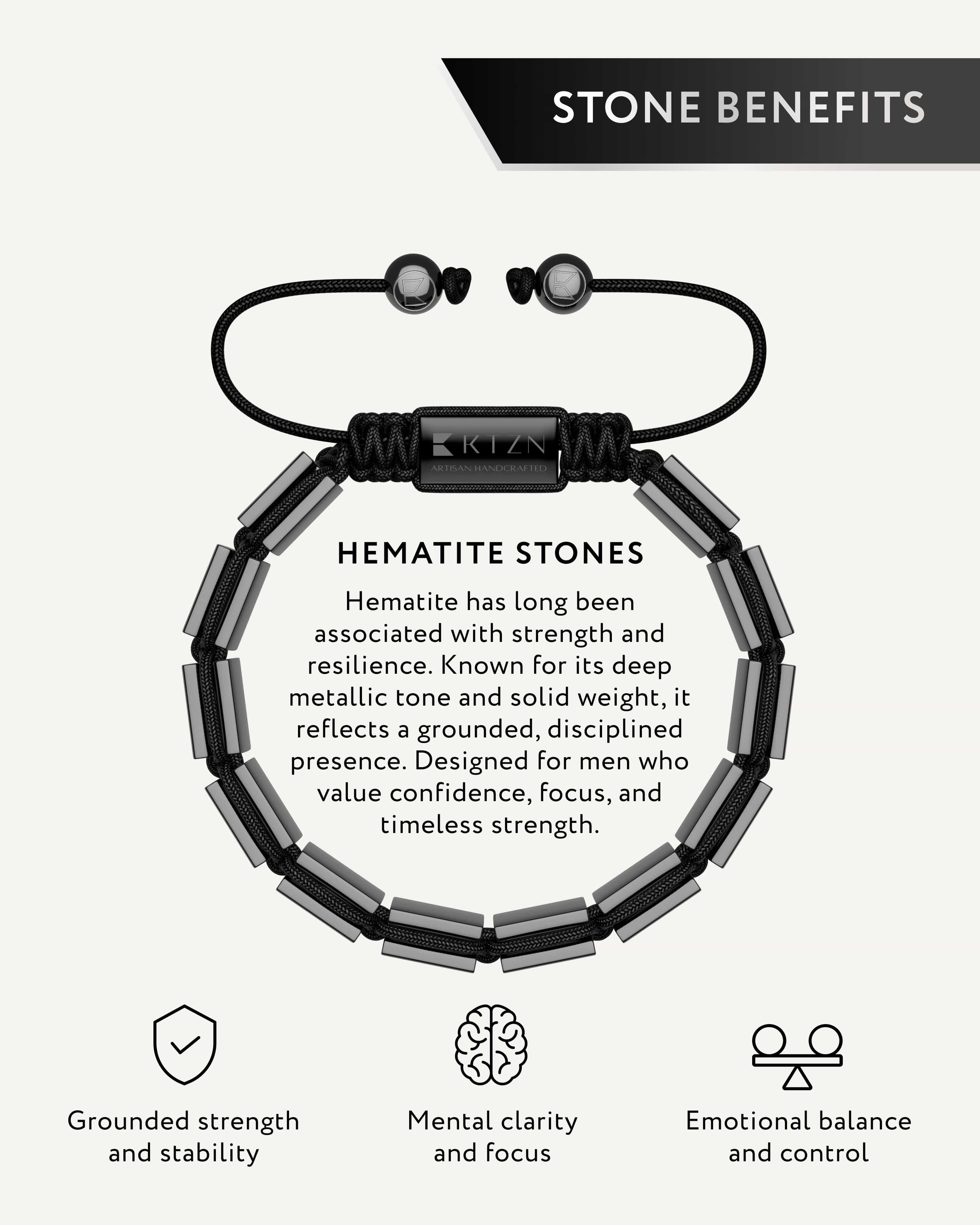 Hematite Beaded Bracelet - Havana RTZN