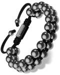 Hematite Beaded Bracelet - Morocco