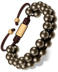 Pyrite Beaded Bracelet - Morocco