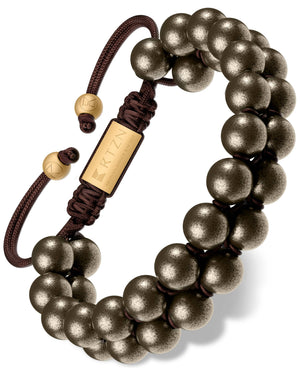 Pyrite Beaded Bracelet - Morocco