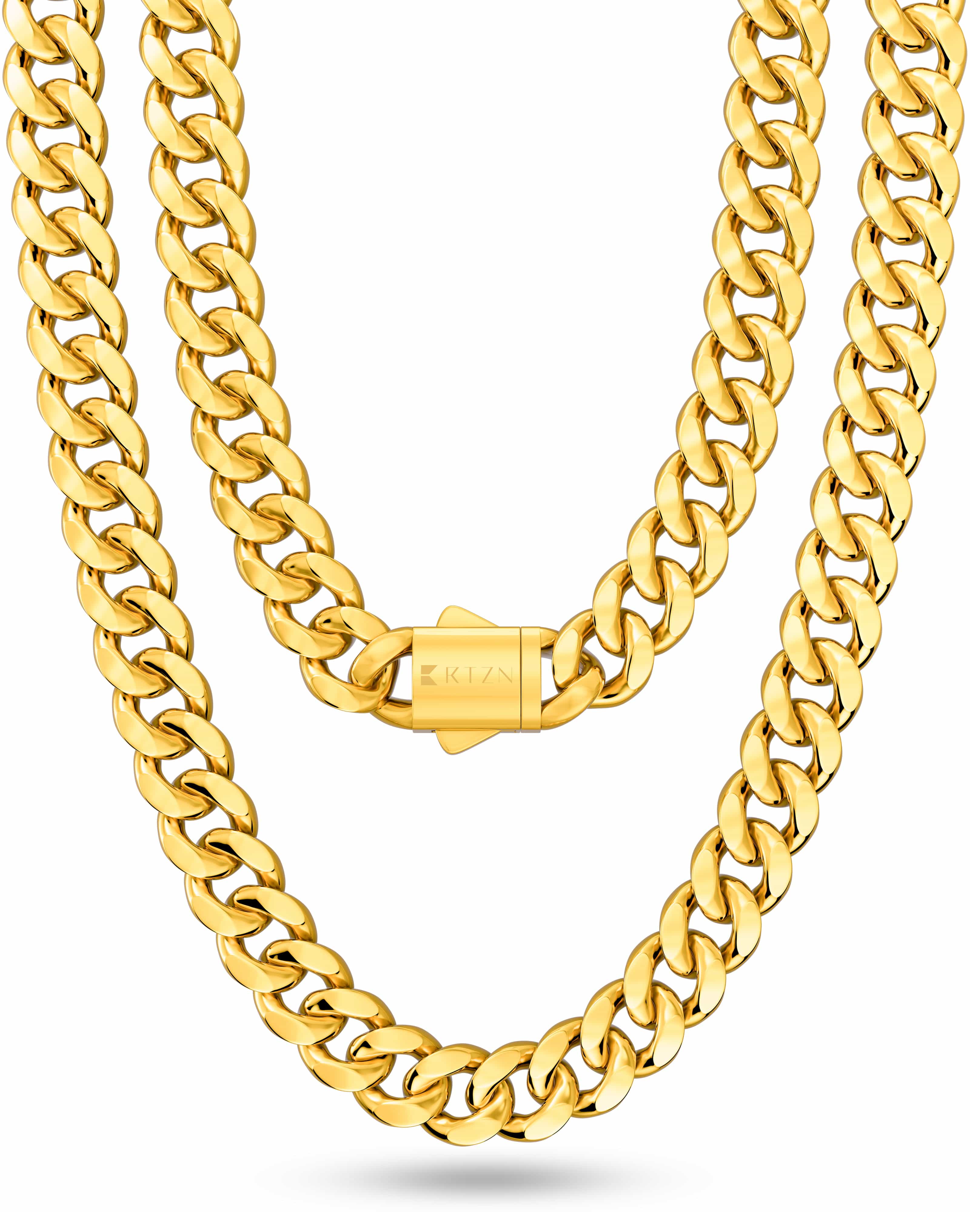 Gold Cuban Link Chain (8mm)