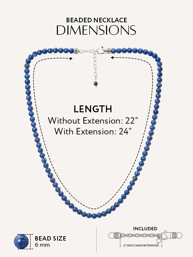 Lapis Lazuli Beaded Necklace RTZN