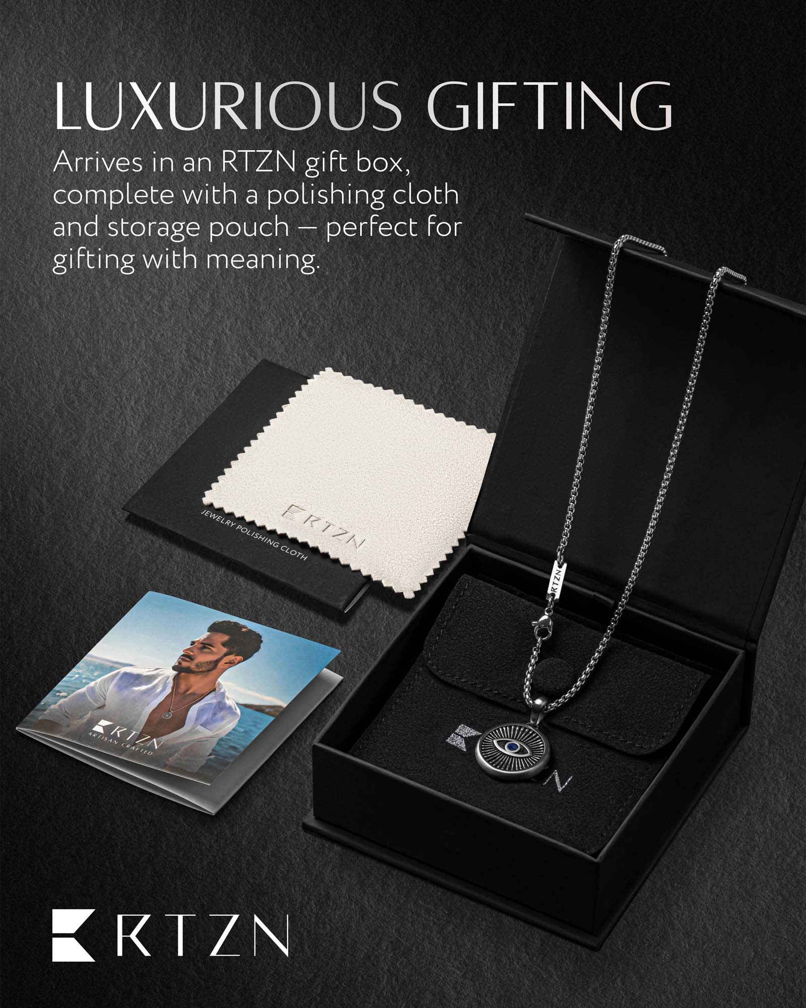 Evil Eye Pendant Necklace RTZN