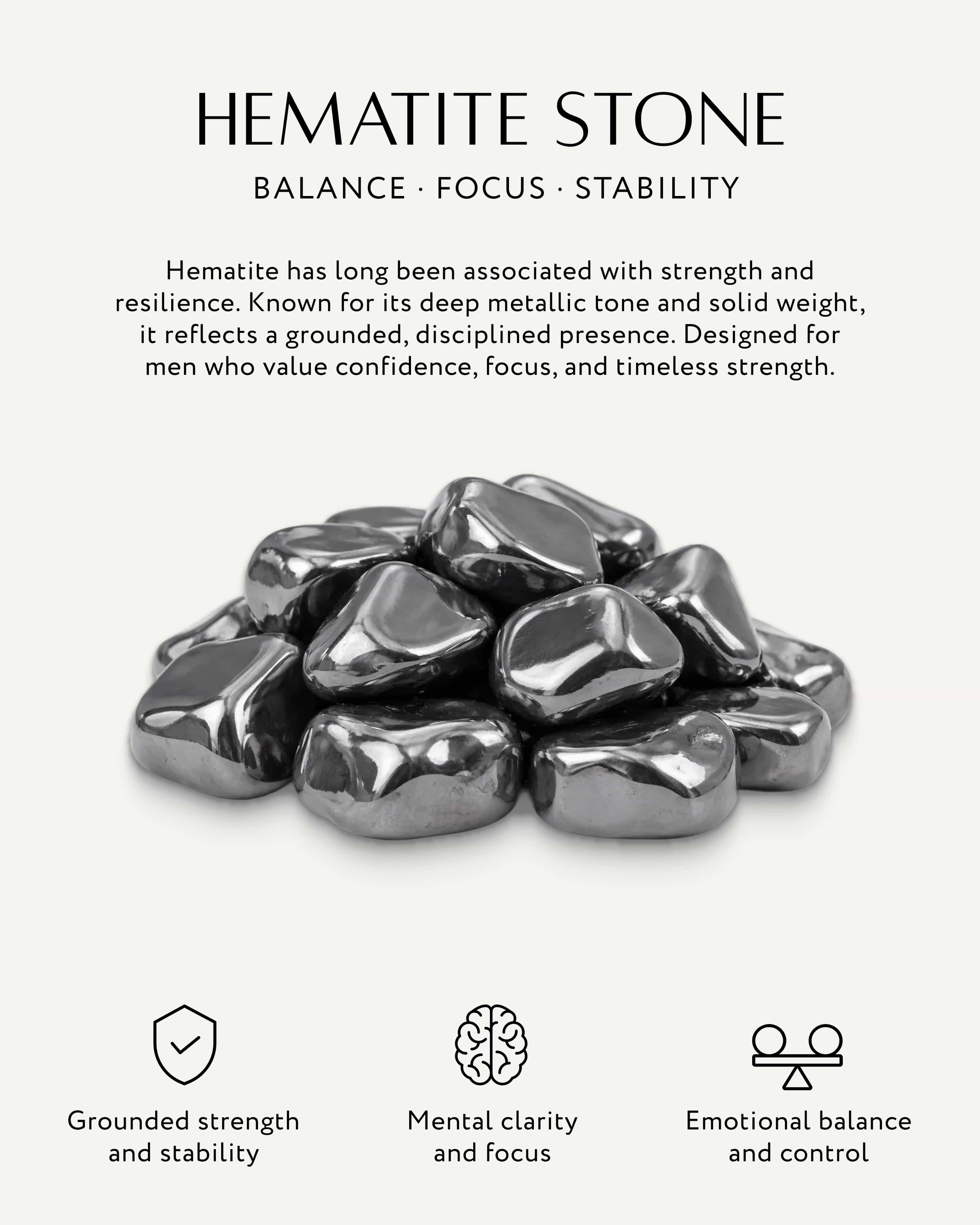 Hematite Beaded Necklace