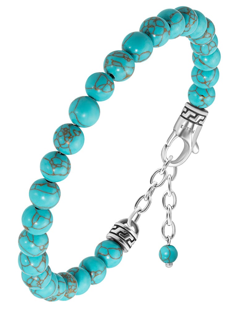 Turquoise Beaded Bracelet - Chain Fit