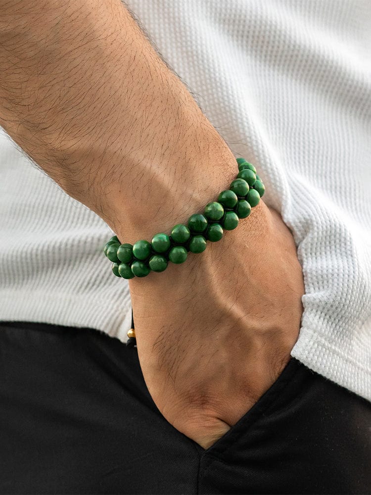 Jade Beaded Bracelet - Morocco