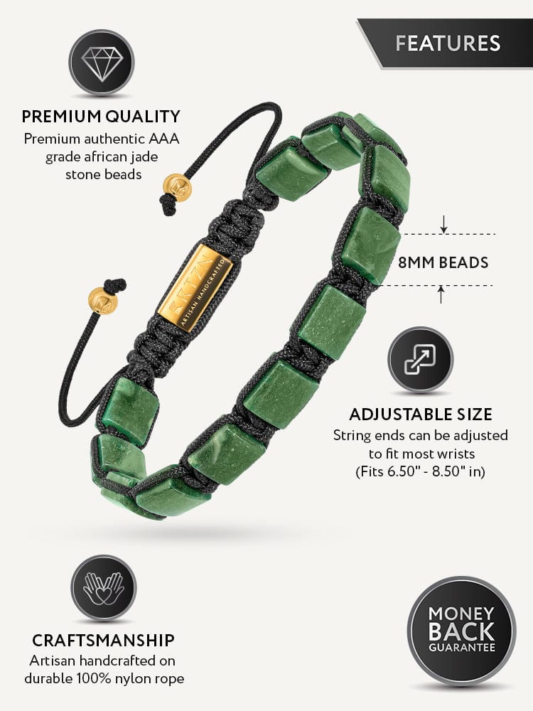 Jade Beaded Bracelet - Havana RTZN