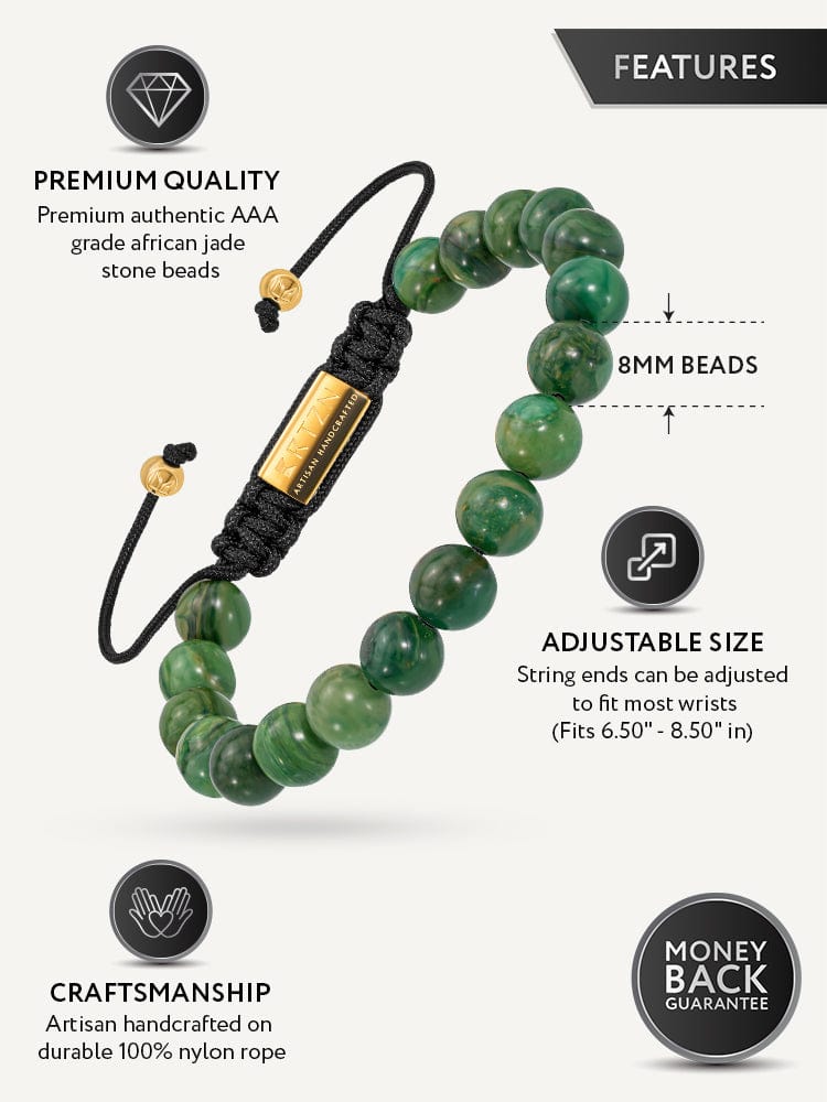 Jade Beaded Bracelet - Bali