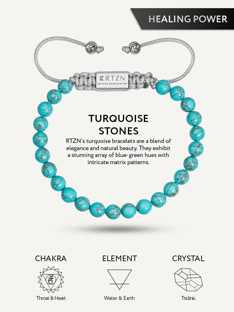 Turquoise Beaded Bracelet - Bali