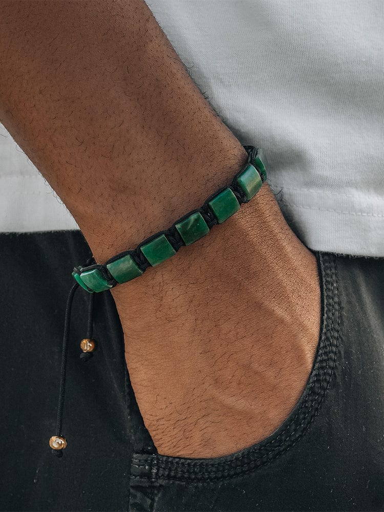 Jade Beaded Bracelet - Havana RTZN