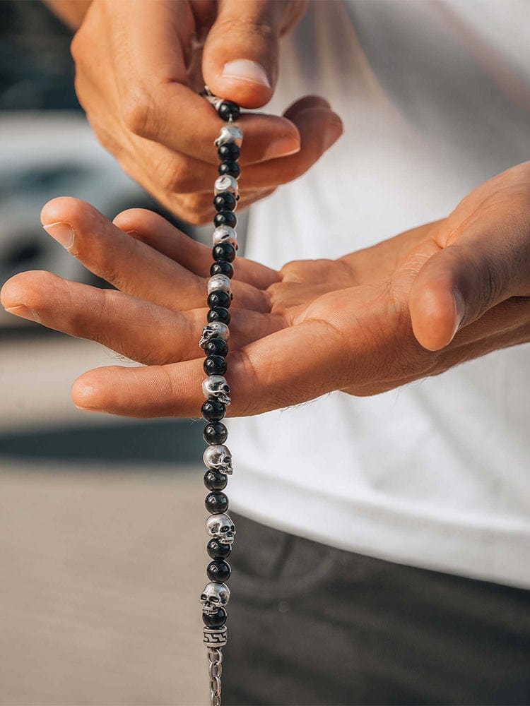 Skull Beaded Bracelet