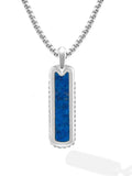 Lapis Lazuli Column Pendant Necklace RTZN