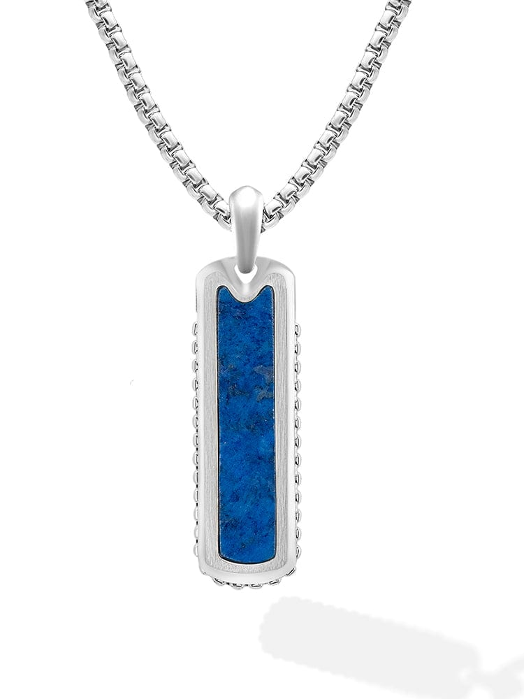 Lapis Lazuli Column Pendant Necklace RTZN