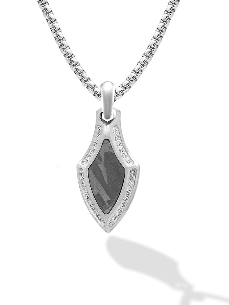 Meteorite Arrowhead Pendant Necklaces RTZN