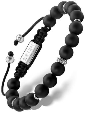 Black Onyx Beaded Bracelet  - Mykonos