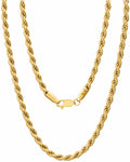 Gold Rope Chain (4mm) RTZN