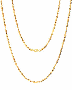 Gold Rope Chain (3mm)