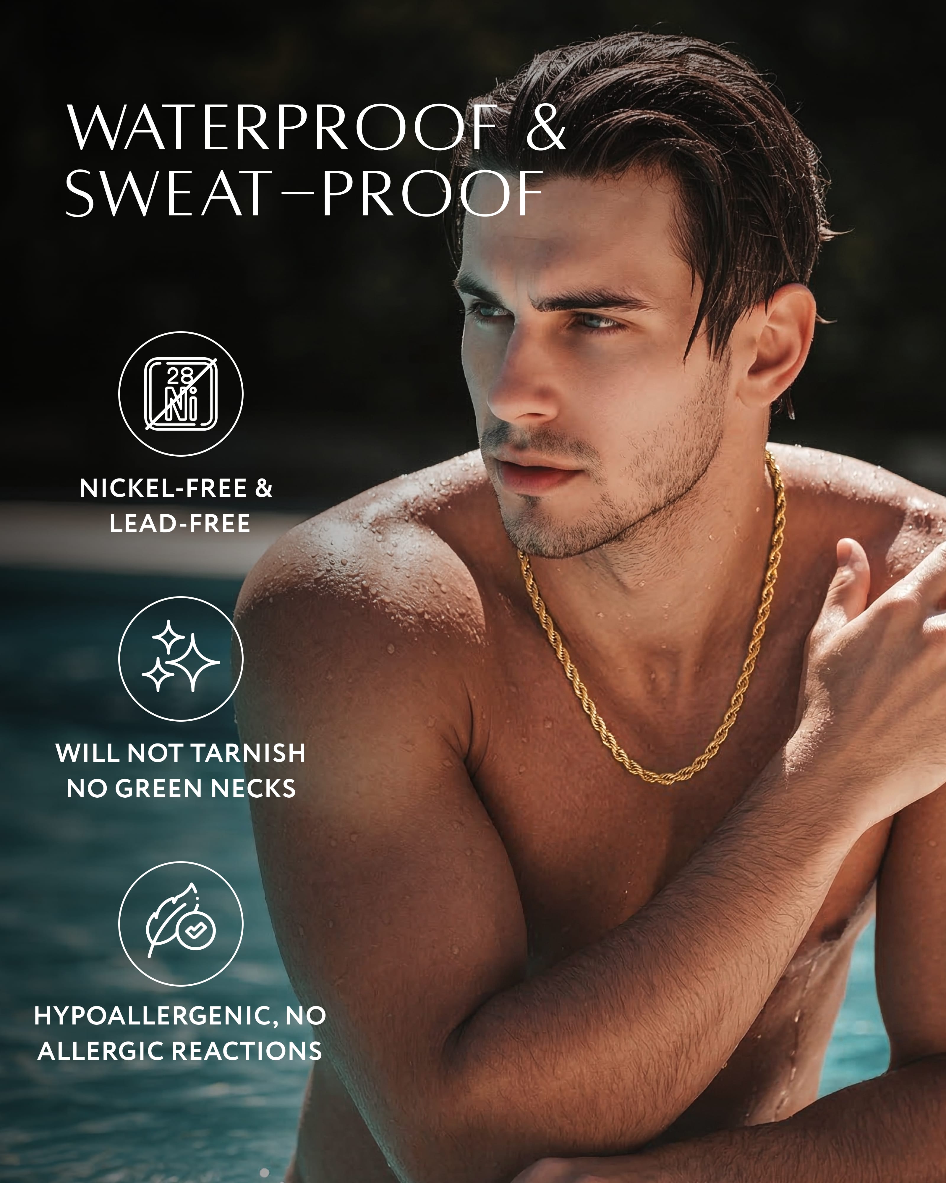 Gold Rope Chain (4mm)