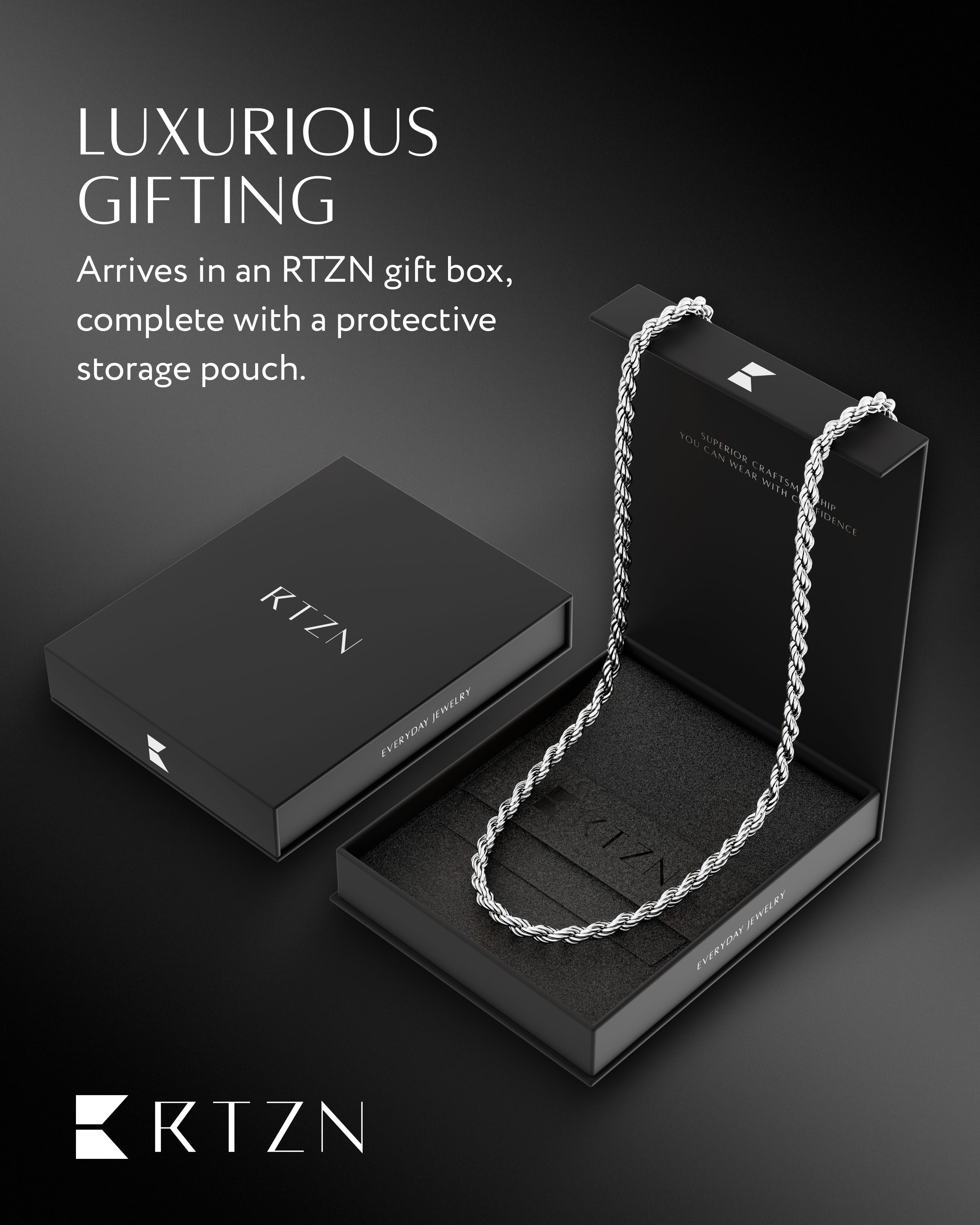 Silver Rope Chain (4mm)