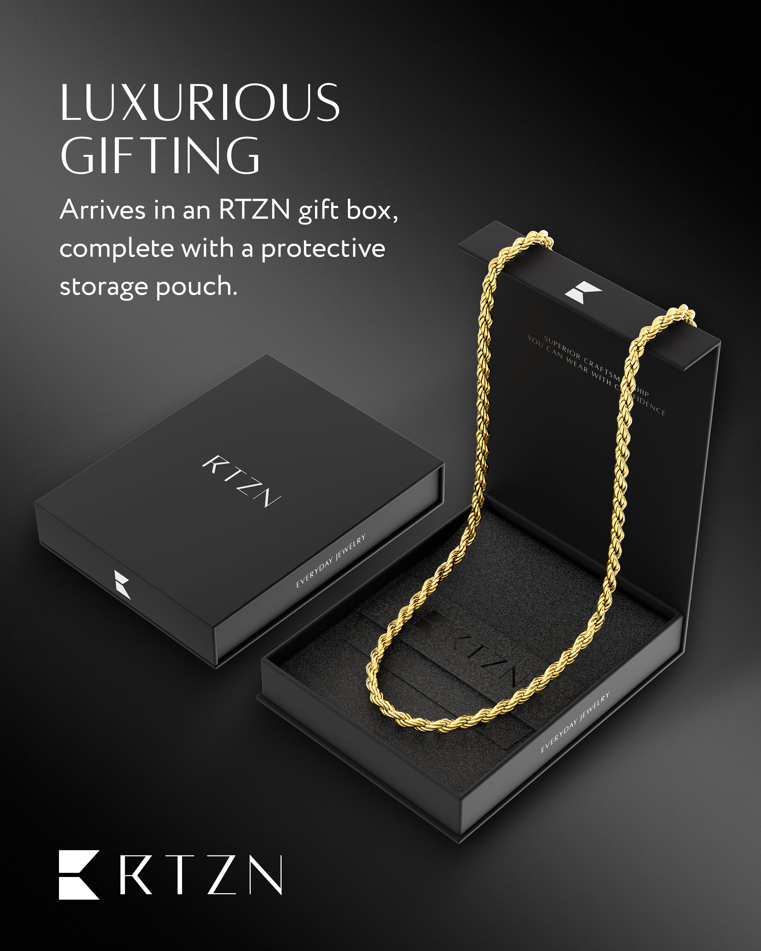 Gold Rope Chain (4mm)