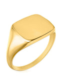 Square Signet Rings (Gold) RTZN