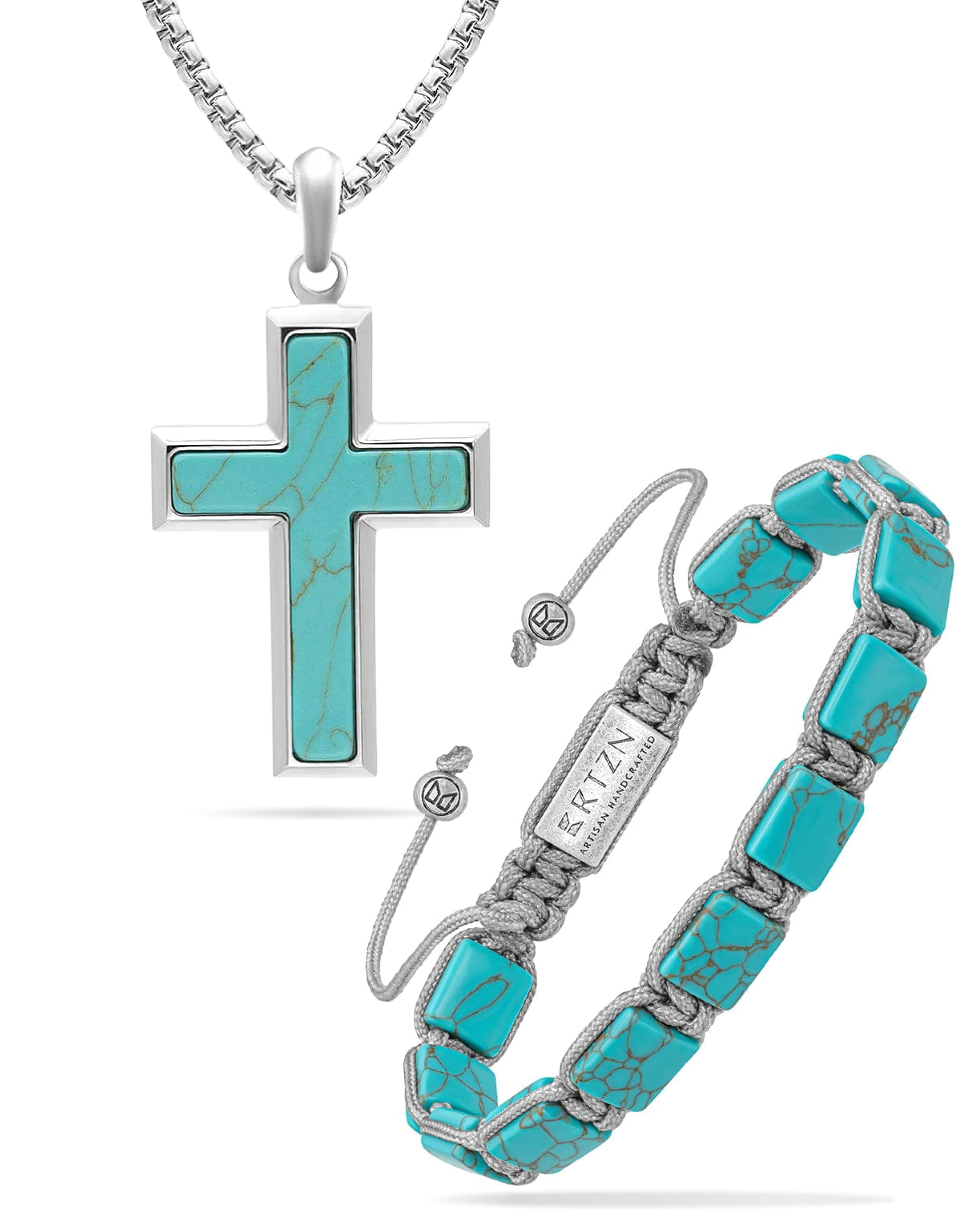 Turquoise Cross Stack