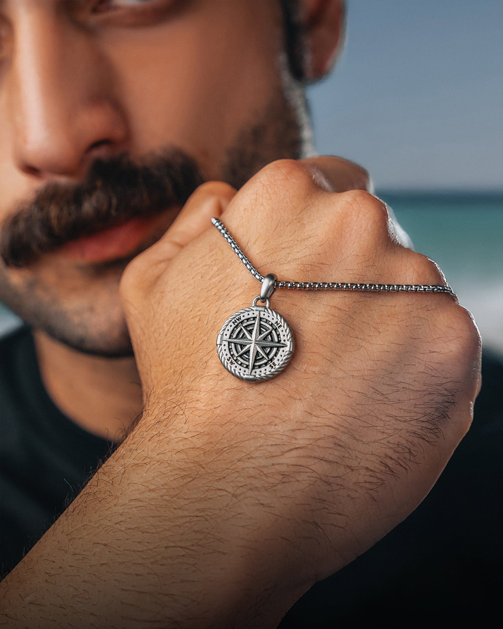 Compass Pendant Necklace RTZN