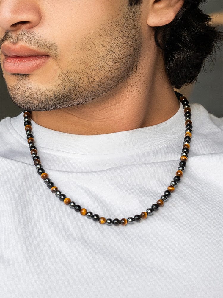 Triple Protection Beaded Necklace