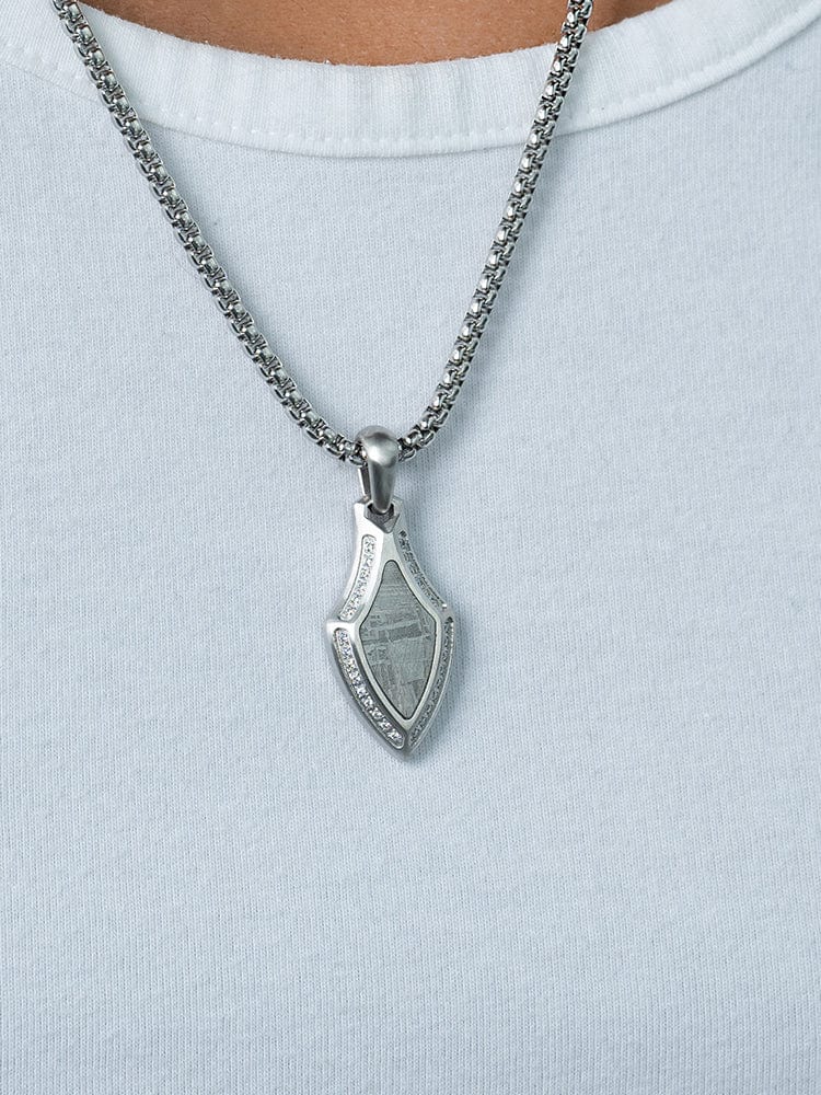 Meteorite Arrowhead Pendant Necklaces RTZN